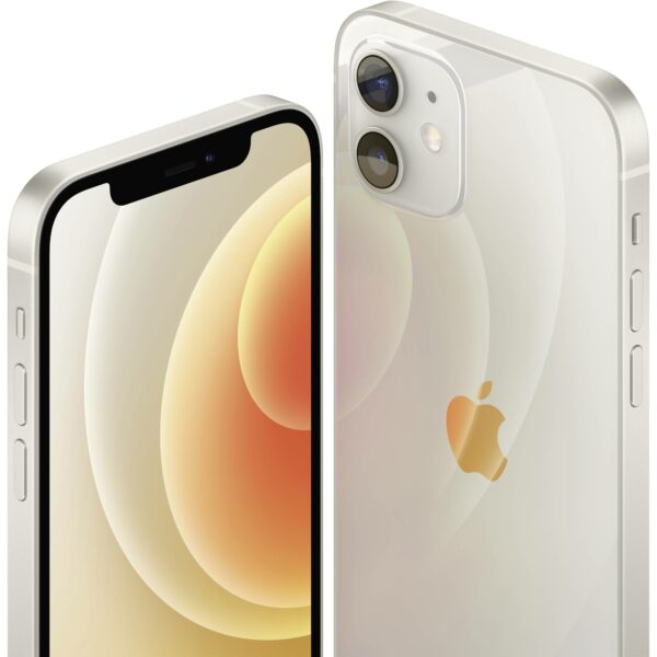 iPhone 12 reacondicionado en color Blanco con chip A14 Bionic.