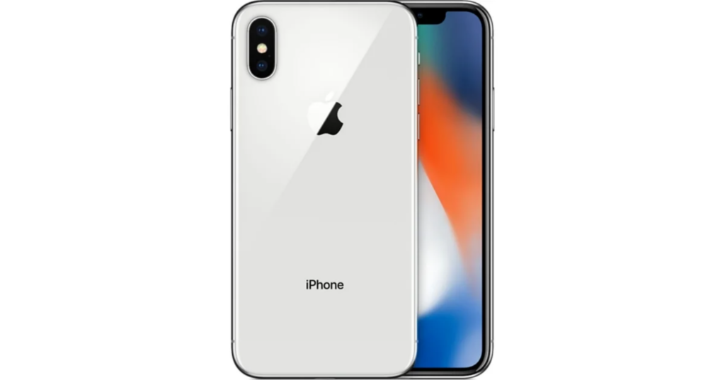 iPhone X Reacondicionado en color Plata, con pantalla Super Retina y diseño elegante.