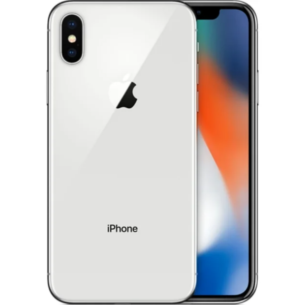 iPhone X Reacondicionado en color Plata, con pantalla Super Retina y diseño elegante.