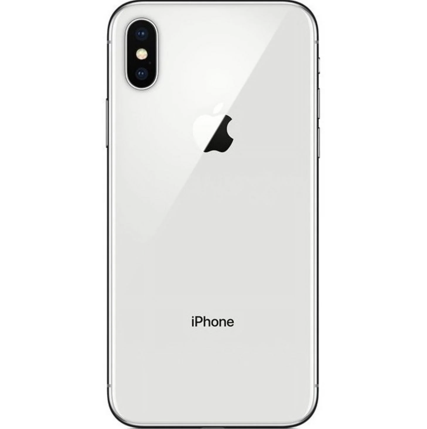 iPhone X Reacondicionado en color Plata, con pantalla Super Retina y diseño elegante.