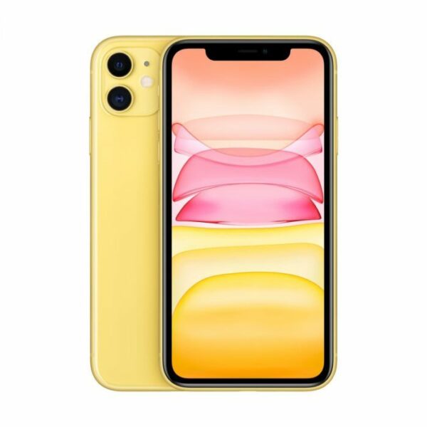 iPhone 11 Reacondicionado en Amarillo con cámara avanzada y diseño elegante.