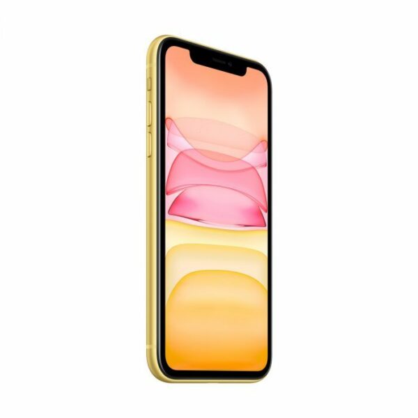 iPhone 11 Reacondicionado en Amarillo con cámara avanzada y diseño elegante.