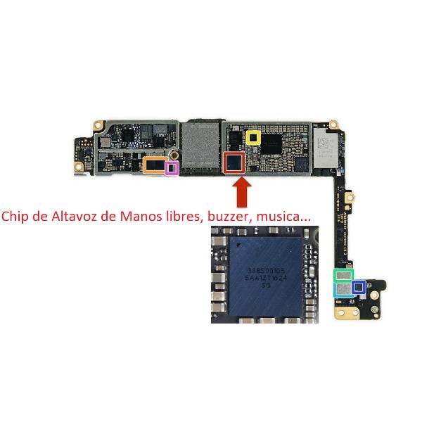 Chip IC de Audio para iPhone 7 y 7 Plus